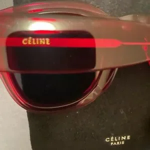 NWOT authentic  Celine maroon lucite frame sunglasses Celine | Accessories | Nwot Authentic Celine Maroon Lucite  main image 2